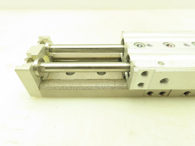 SMC MXQ25-100R Pneumatic Cylinder Air Slide Table Precision 100MM Stroke Latching