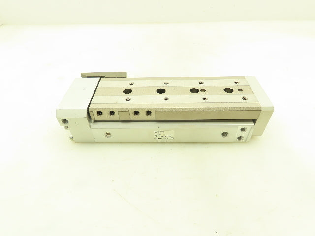 SMC MXQ25-100R Pneumatic Cylinder Air Slide Table Precision 100MM Stroke Latching