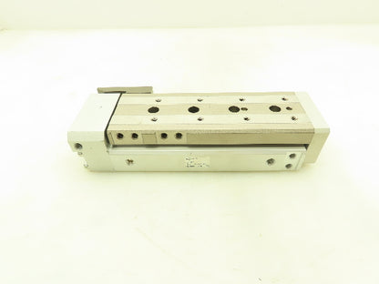 SMC MXQ25-100R Pneumatic Cylinder Air Slide Table Precision 100MM Stroke Latching