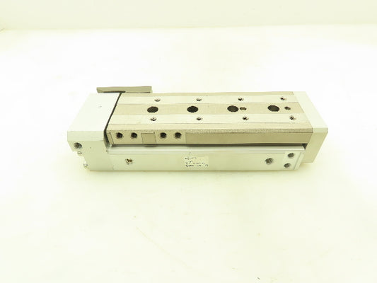 SMC MXQ25-100R Pneumatic Cylinder Air Slide Table Precision 100MM Stroke Latching