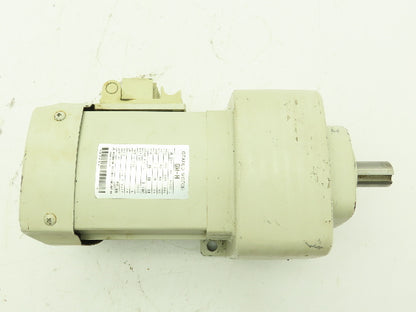 Mitsubishi GM-H Parallel Shaft Geared Motor 1:100 Ratio 0.2Kw 220V 3PH 18 RPM