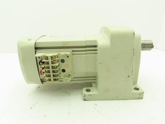 Mitsubishi GM-H Parallel Shaft Geared Motor 1:100 Ratio 0.4Kw 220V 3PH 18 RPM