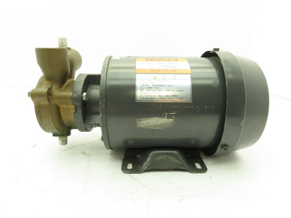 Toshiba Type IK Induction Motor 0.4Kw .5Hp 3500 RPM 220V 3PH 3/4" NPT Brass Pump