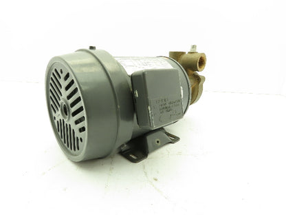 Toshiba Type IK Induction Motor 0.4Kw .5Hp 3500 RPM 220V 3PH 3/4" NPT Brass Pump
