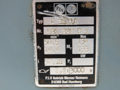 PIV D 6380 Bremsmotor Trolley Gearmotor Drive 460VNOT DONE