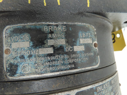 Kollmorgen TTRB-5313-02-A-02-A Inland Servo Motor 2000RPM 30VDC 60 LB/FT Brake