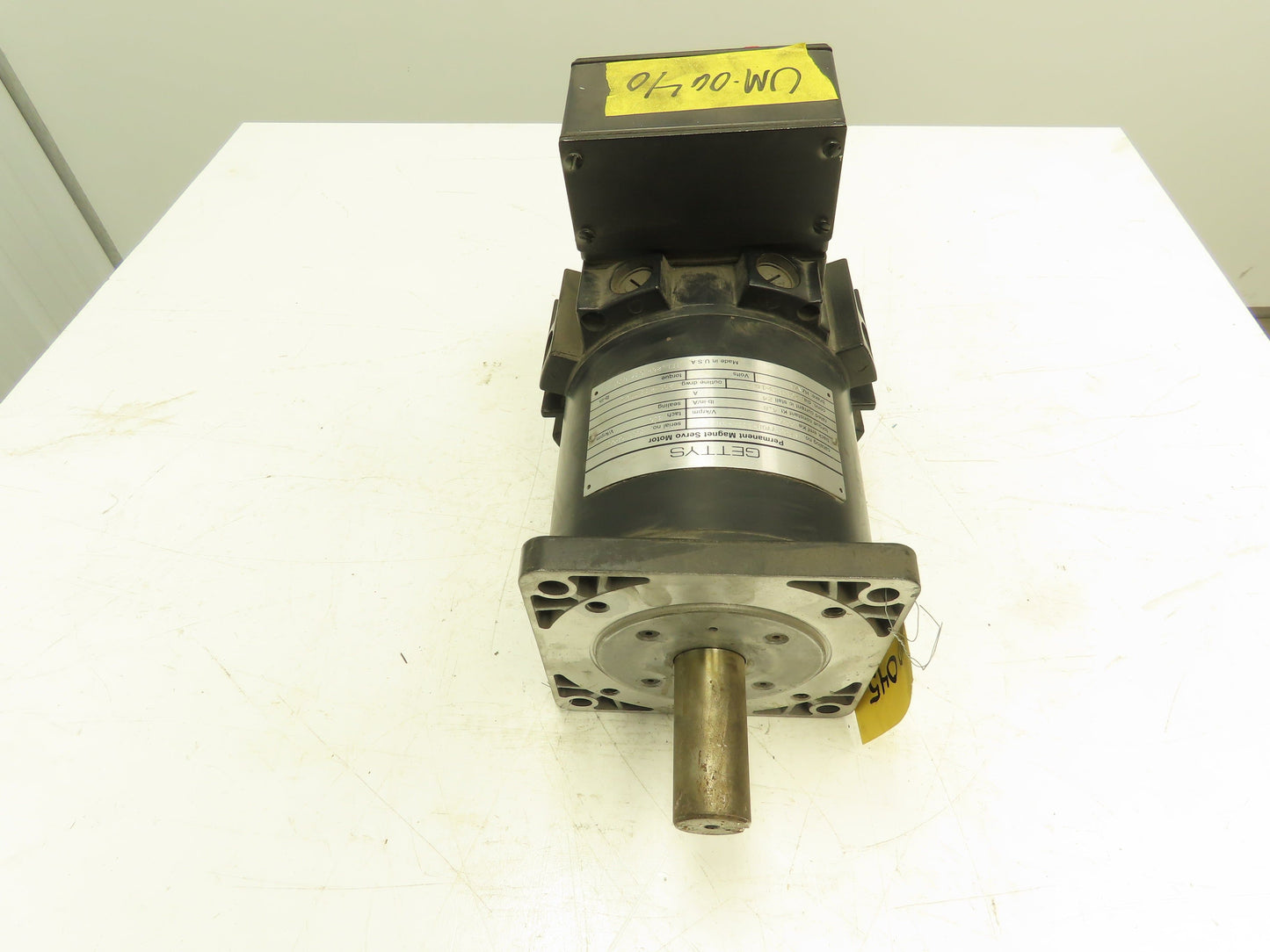 Gettys M233YY0B3G0YXH Permanent Magnet Servo Motor 56.6V/krpm 1 3/8" Shaft Gould