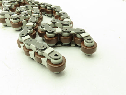 Tsubaki RF2050VRPA-SC Conveyor Chain Double Plus Snap Cover RF2050 47 Links 58"