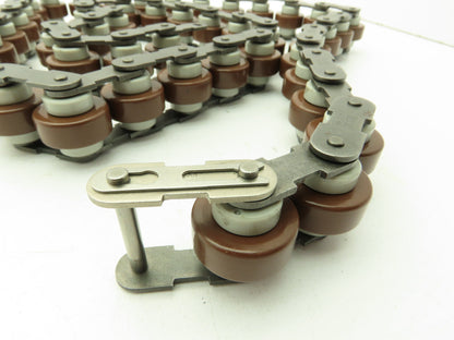 Tsubaki RF2050VRPA-SC Conveyor Chain Double Plus Snap Cover RF2050 47 Links 58"