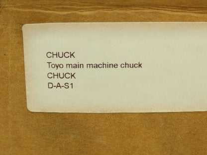 Toyo D-A-S1 Scroll Machine Chuck 9" Across Lathe Tool Work Holding