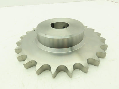 Tsubaki RS80-24 Chain Sprocket 24 tooth 1-9/16" Bore 3/8" Keyway 1" Pitch #80
