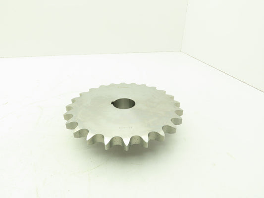 Tsubaki RS80-24 Chain Sprocket 24 tooth 1-9/16" Bore 3/8" Keyway 1" Pitch #80