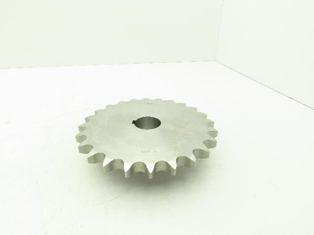Tsubaki RS80-24 Chain Sprocket 24 tooth 1-9/16" Bore 3/8" Keyway 1" Pitch #80