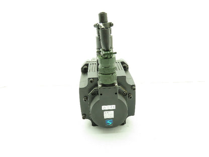 Mitsubishi Electric AC Servo Motor 0.5KW 126V 2000RPM Encoder Offset Gearbox
