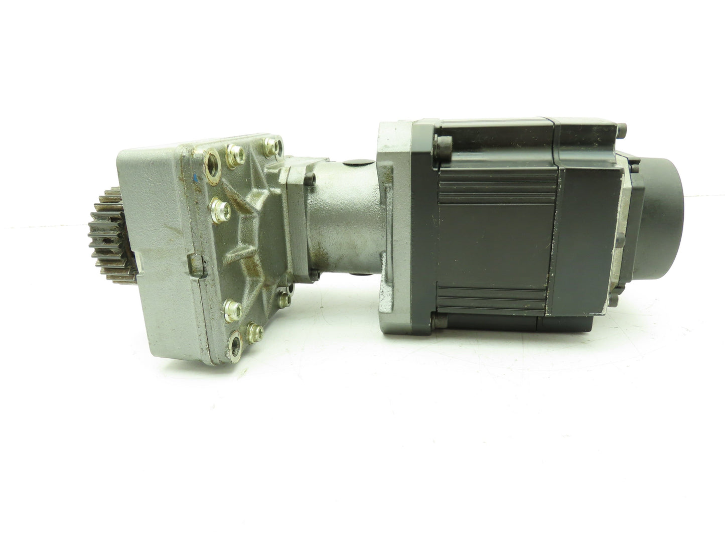 Mitsubishi Electric AC Servo Motor 0.5KW 126V 2000RPM Encoder Offset Gearbox