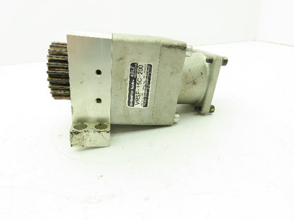 Shimpo VRSF-15C-200 Nidec Able Gear Reducer 15:1 Inline Servo Speed Helical Gear