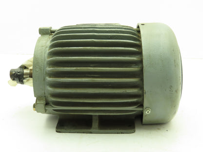 General Electric 5KE145SC205B Motor 1.5 1 1/2 HP 1730 RPM 3Ph 230/460V 145T TE