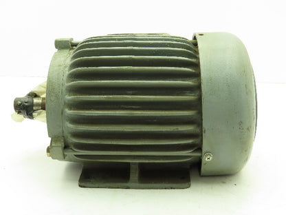 General Electric 5KE145SC205B Motor 1.5 1 1/2 HP 1730 RPM 3Ph 230/460V 145T TE