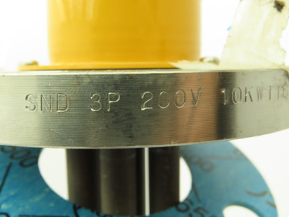 Shinnichi Dennetsu FUS Immersion Tank Heater Element L-Tube 10Kw 200V 3PH 23"