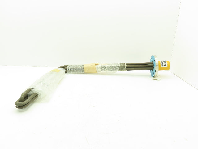 Shinnichi Dennetsu FUS Immersion Tank Heater Element L-Tube 10Kw 200V 3PH 23"