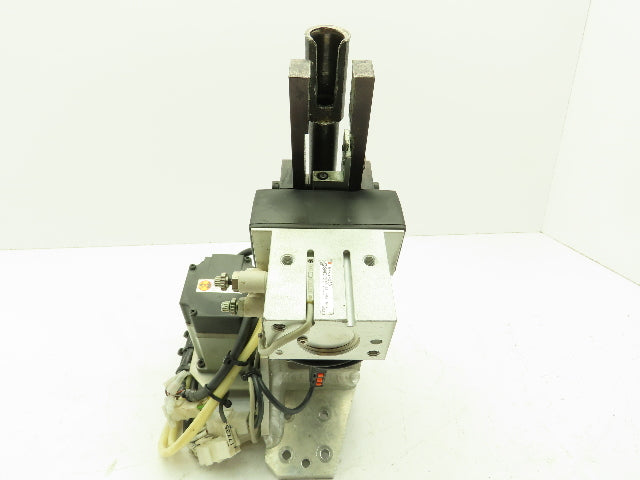 SMC MHK2-25D Pneumatic Gripper Cylinder Servo Motor Tooling Assembly MUMA022P1S