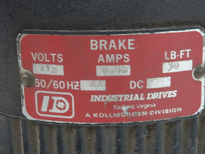 Kollmorgen TTB1-FO1-4503-1001-C Industrial Drives DC Servo Motor 2000RPM