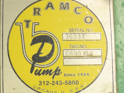 Tramco C690306 Vertical Process Pump 6X5X20