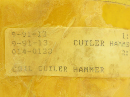 Cutler Hammer 9-91-13 Motor Starter Magnet Coil DC Control Voltage
