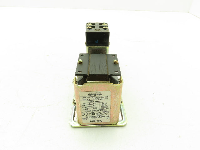Allen Bradley 849-ZOD322 Pneumatic Time Delay Relay 120V Coil 7200VA 600V