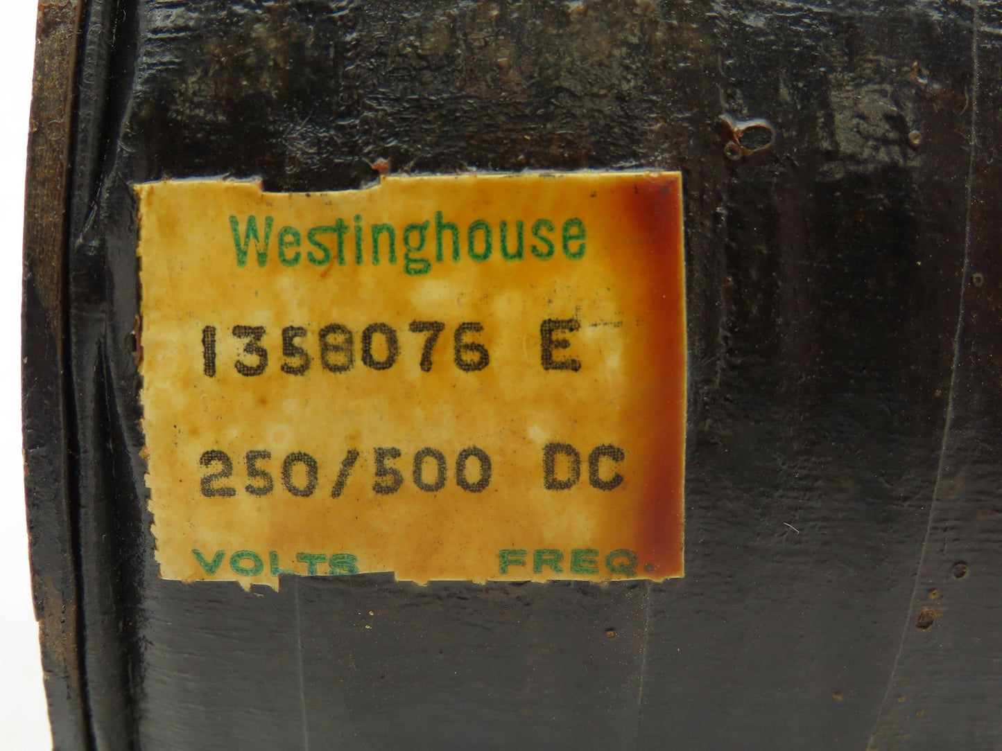 Westinghouse 13S8076 1358O76 1358076 E Solenoid Control Coil 250/500VDC
