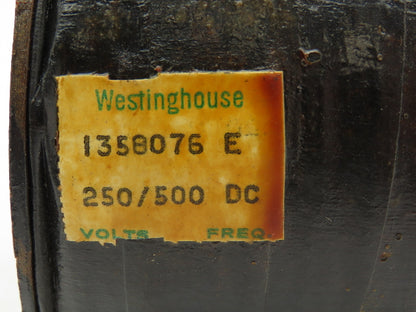 Westinghouse 13S8076 1358O76 1358076 E Solenoid Control Coil 250/500VDC