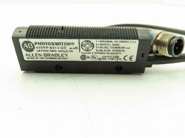 Allen Bradley 42SRP-6013-QD Photoswitch Diffuse Wide Angle Photo Eye