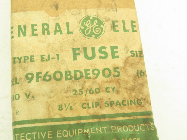 General Electric 9F60BDE905 GE Fuse Type EJ-1 Fuse Size B 0.5E Amp 7.2kV