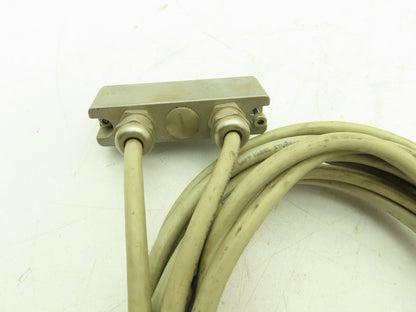 Sick 2020307 Two High Density DB15 Connection Cable Cord Wire