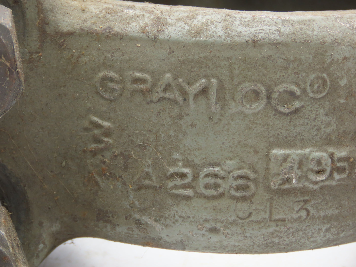 Grayloc 49500WB Steel 1-1/2" Pipe Connector Clamp 4-Bolt