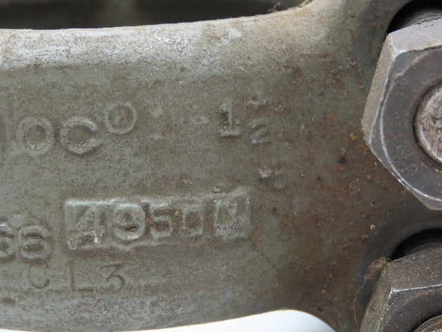 Grayloc 49500WB Steel 1-1/2" Pipe Connector Clamp 4-Bolt