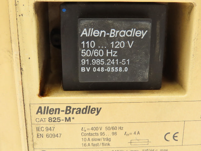 Allen Bradley 825-MMV Smart Motor Managers Electronic Control Protection System