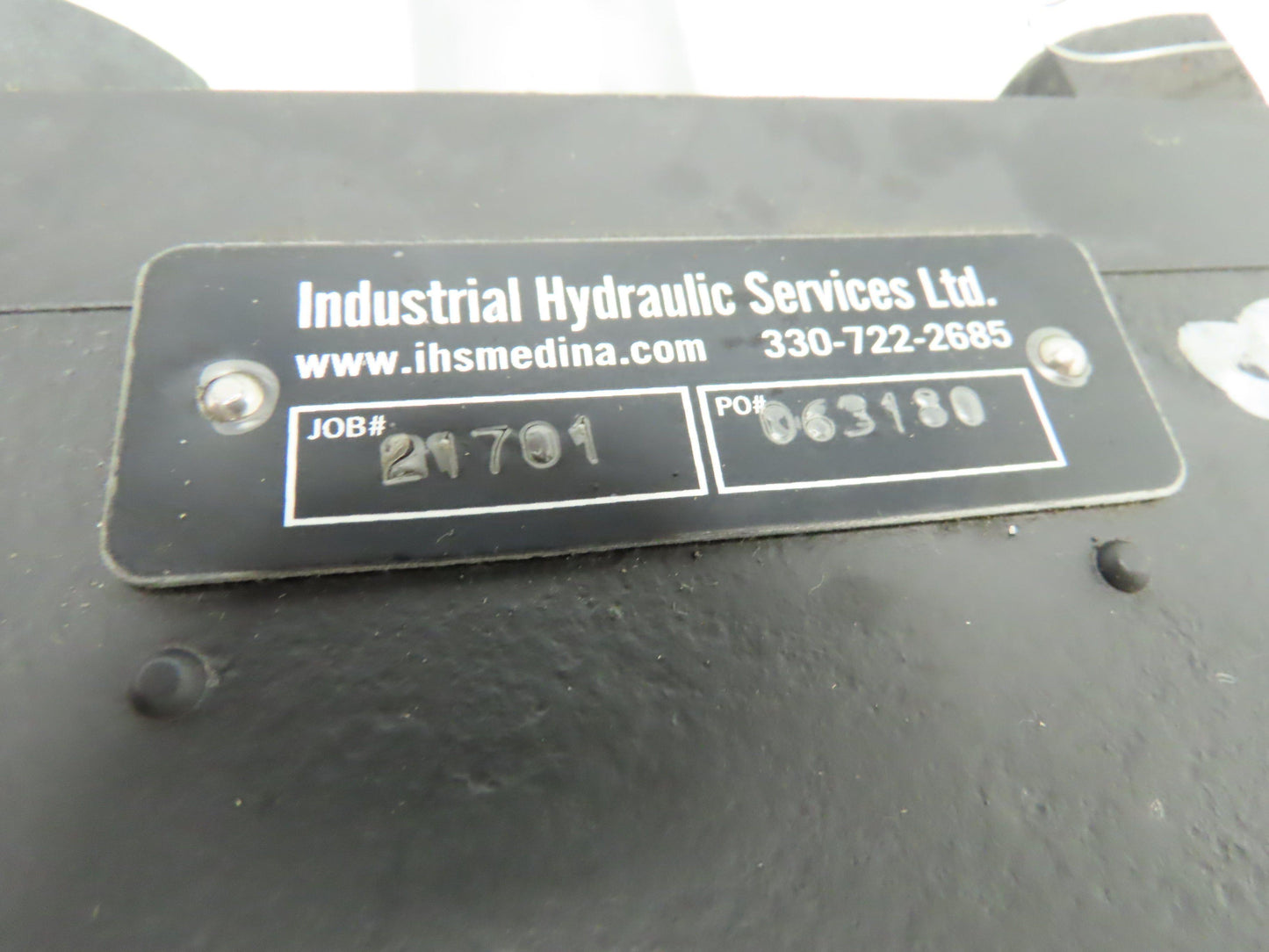 Parker 05.00CDB-VHKPS43AC Hydraulic Cylinder 5" Bore 8-3/4" Stroke 3,000 PSI