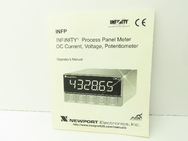 Newport INFP-0200-DC1 Infinity Process Panel Meter DC Current Voltage Pot