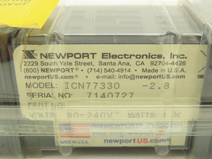 Newport Electronics ICN77330 Micro Infinity Temperature Panel Meter Display 240V