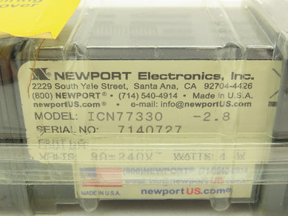 Newport Electronics ICN77330 Micro Infinity Temperature Panel Meter Display 240V