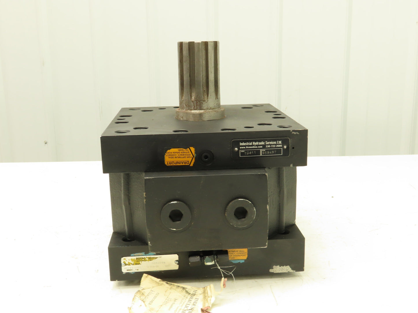 Rotac MPJ-84-1V-OIL Hydraulic Micromatic Rotary Actuator 1,000 PSI