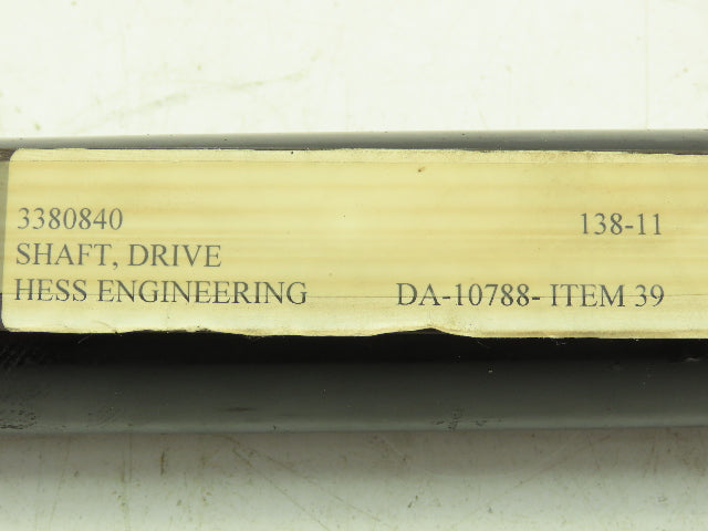 Hess Engineering Rotating U-Joint Drive Shaft 1.5" Bore 30.5" Length