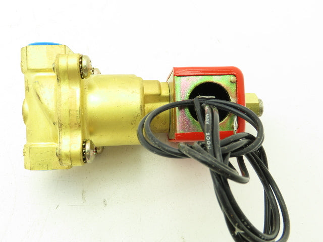 Lancer 2LF1HBG3127 2-Way Skinner Steam Solenoid Valve 3/8"NTP N.O. 5-125psi 120v