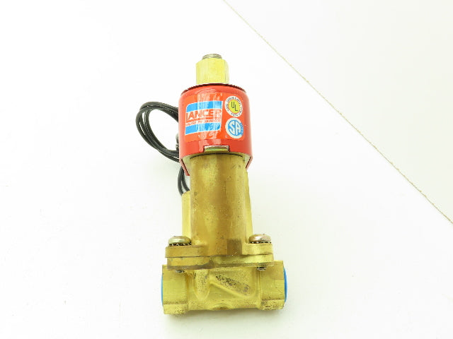 Lancer 2LF1HBG3127 2-Way Skinner Steam Solenoid Valve 3/8"NTP N.O. 5-125psi 120v