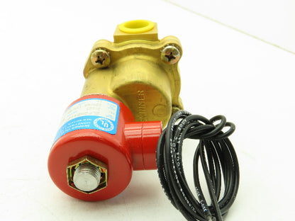 Lancer 2LF2HB4127 2-Way Skinner Solenoid Valve 1/2"NPT N.O. 5-125 PSI. 120v