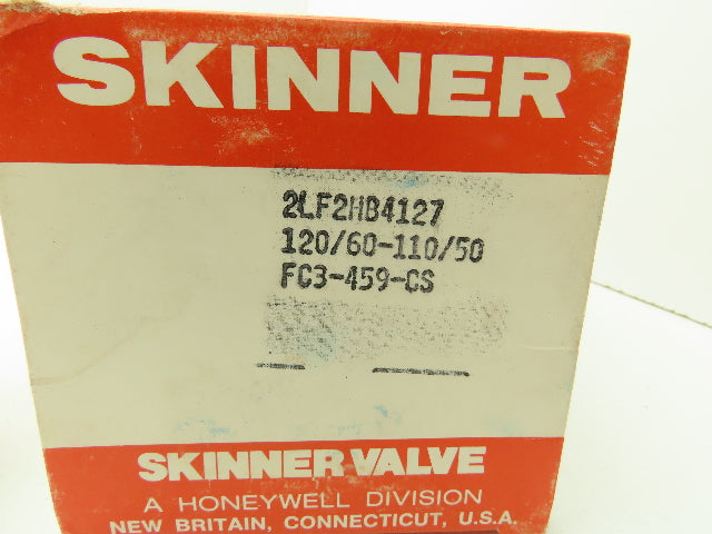 Lancer 2LF2HB4127 2-Way Skinner Solenoid Valve 1/2"NPT N.O. 5-125 PSI. 120v