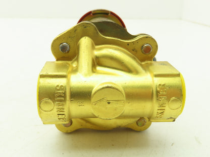 Lancer 2LF2HB4127 2-Way Skinner Solenoid Valve 1/2"NPT N.O. 5-125 PSI. 120v