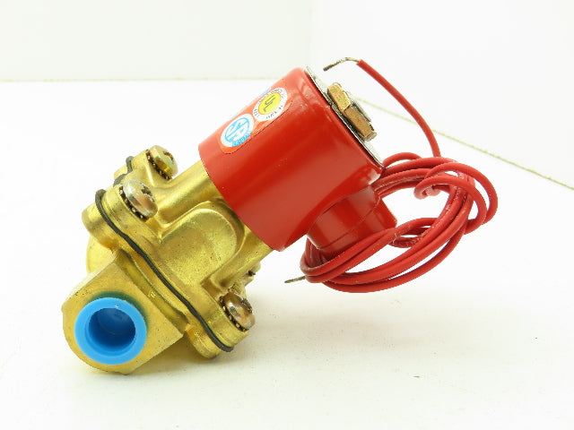 Lancer 2LD2LB3102 2-Way Skinner Hot Water Valve 3/8"NTP N.C. 0-100 psi 120v