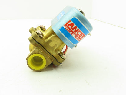 Lancer 2LB2RBM230 2-Way Skinner Solenoid Valve 1/2"NPT N.C. 0-100psi 120v
